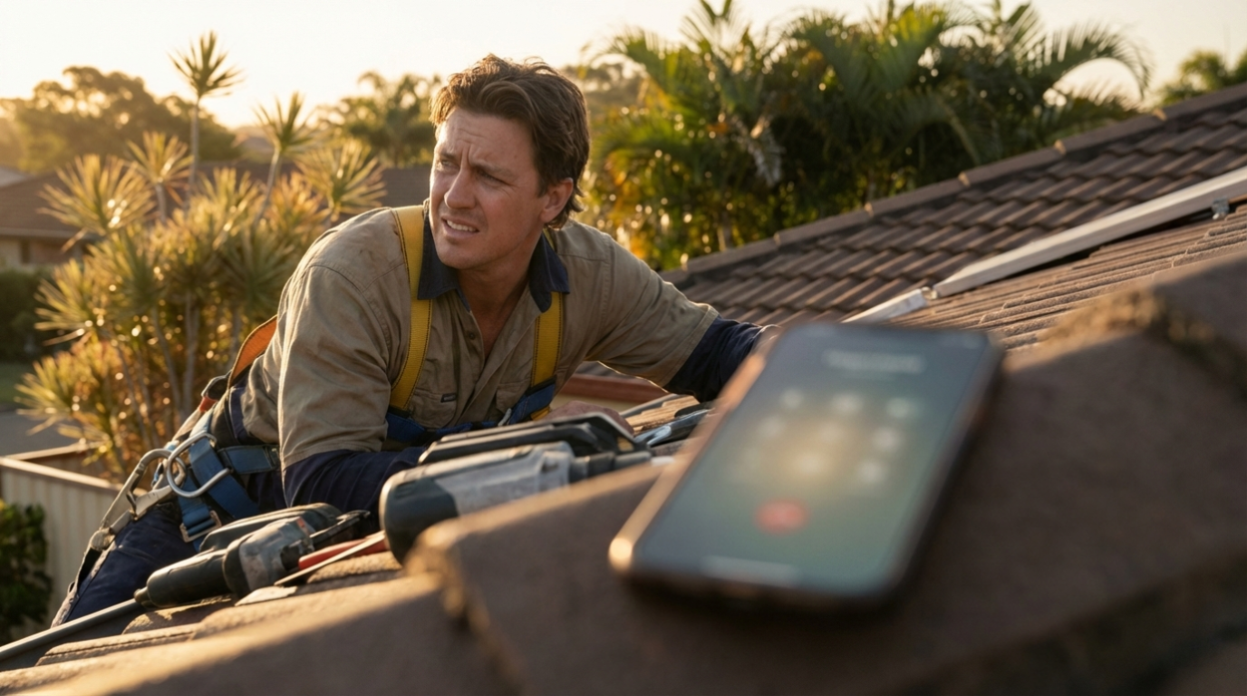 Tradesperson concerned about missed calls